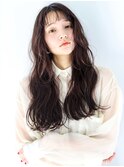 デザインレイヤーでつくる無造作カールのナチュラルロング