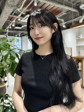 マレン(MAREN) フェイスフレームカット/艶ブラック