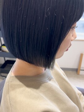 ミリ 久留米(miri..) 前下がりボブ/ブルーブラック/艶髪/RYOTA