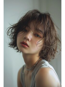 ラナ 新宿(lana) マッシュウルフ/顔まわり/レイヤーカット【lana hair 新宿】