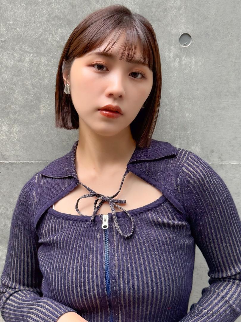 20代・30代_大人可愛い_耳かけタッセルボブ：L235186385｜オーブヘアー