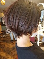 ベレッタ ネヤガワ(veretta. neyagawa)&nbsp;上品大人ショート/丸みシルエット/丸みショート/グレージュ