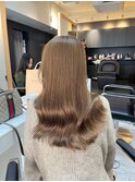 前髪顔まわりイメチェンホワイトブロンド外ハネボブ美髪