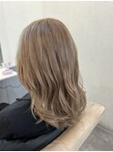 ハイトーンミルクティのロングウェーブ