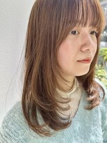 ナック ウメダ(knack UMEDA) レイヤーカット【梅田 茶屋町】ミディアムレイヤー20代30代40代