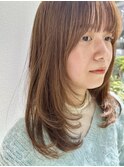 レイヤーカット【梅田 茶屋町】ミディアムレイヤー20代30代40代