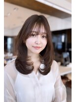 アフロート ギンザ(AFLOAT GINZA)&nbsp;小顔レイヤー×韓国風×艶カラー×美ロング×顔まわりレイヤー