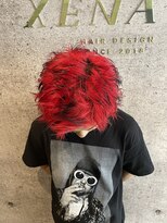 ジーナ 名駅(XENA.)&nbsp;《YURI25》レッドカラー/デザインカラー/エンドカラー