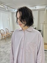 ウノヘアー(UNO HAIR)&nbsp;ボブパーマ／パーマ／ウェーブヘア／前髪パーマ／20代30代