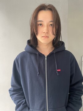 ホネン(honen) 薬院【honen】波巻きスパイラルパーマメンズマッシュツイスト