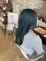 アチーブ ヘア デザイン(achieve hair design)&nbsp;#水色カラー