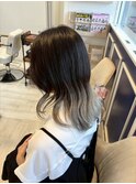 くびれヘア/アプリコットオレンジ/夏のヘアアレンジ