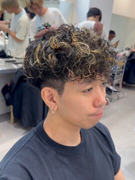 フィフス 渋谷(fifth) スペインカール×ハイウェイトマッシュで爽やかな印象に