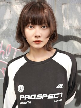 ブゾン(buZon) 【buZon ブゾン】くびレイヤーボブメルティカラー似合わせカット