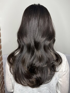 エニー 栄(Any) 韓国レイヤー×ラベンダーグレージュ