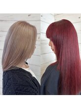 ダメージを抑えて理想のハイトーンへ”ケアブリーチ”