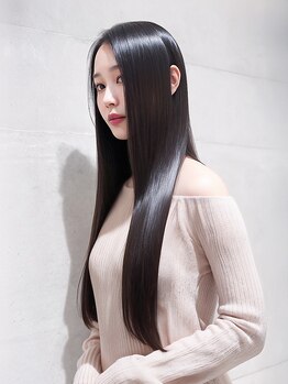 ロダン いわき(Rodan)の写真/【内郷/いわき市】【真っ直ぐ過ぎない仕上がり】髪質に合わせて"ナチュラルストレート"を実現！