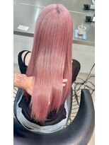 ラック 表参道(LUCK)&nbsp;ピンク/ケアブリーチ/ブリーチ/表参道/原宿