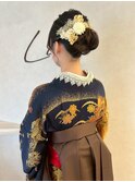 卒業式/アレンジ/ヘアセット/着付け/着物/ヘアアレンジ