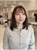【AKINO】アイロンで簡単♪ミディアムレイヤー