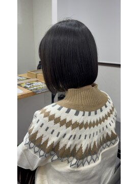エルエスヘアー(LS HAIR) ぷつっと切りっぱなしボブ