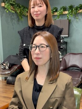 アイスタイルプレミアム フジ三篠店(I STYLE premium)の写真/【完全マンツーマン】ベテラン女性スタイリストがカウンセリングから仕上げまでマンツーマンで丁寧に対応♪