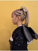 成人式着付けヘアセット