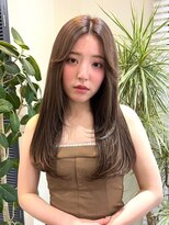 コート 青山(Cote) 20代30代40代50代王道ワンカールひし形レイヤーブラウンカラー