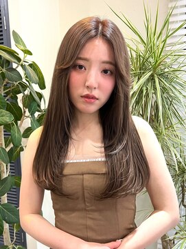 コート 青山(Cote) 20代30代40代50代王道ワンカールひし形レイヤーブラウンカラー