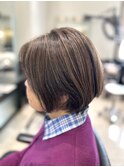 【aalto本厚木ミロード/遠藤謙介】ショートの脱白髪染めカラー