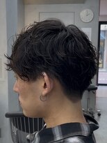 ロンドポレール 北千住(Lond polaire)&nbsp;men's/メンズ/リバースセンターパート/メンズパーマ
