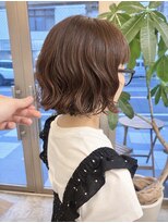 ゴーシェン 稲毛店(Goshen) くしゅっと可愛い!大人ボブの波巻きパーマ