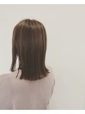切りっぱなしのミディアムスタイル