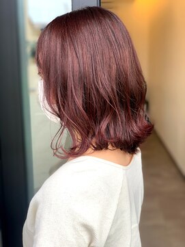 フェーディン(fa/din) ダークライラックピンクミディ