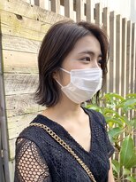 センスヘア(SENSE Hair)&nbsp;ヘアドネーションで大変身！切りっぱなしボブ