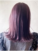 ピンクヘアー透明感カラーピンクグレープフルーツ_ba345131