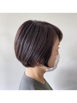 サラジュ 西宮北口店(SARAJU) ■ショートボブ/オーガニックカラー【柴田とも子】