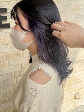 トリプルエフ(TRIPLE-ef) インナーカラーロイヤルパープル