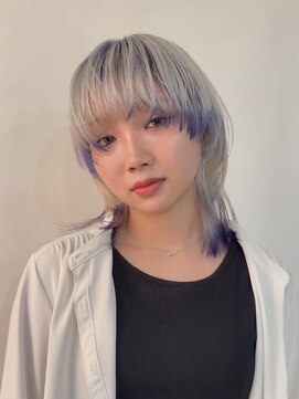 ダブ ギンザ(DaB ginza) マッシュウルフ/デザインカラー/ケアブリーチ/銀座