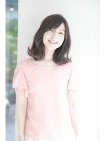 アフロディーテ 銀座(APHRODITE GINZA)&nbsp;黒髪/グレーベージュ/レイヤーロング/前髪パーマ/銀座