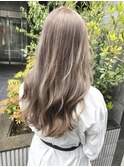 #ブリーチ1回で作る　#ロイヤルミルクティー　#グレージュ