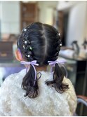 【キッズ/ヘアセット/ヘアアレンジ】