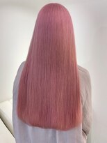 ベレーザ 渋谷(BELEZA)&nbsp;8122ミルクティーピンクハイトーンカラー韓国艶髪レイヤーカット