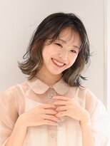 アース クロスガーデン川崎店(HAIR&MAKE EARTH)&nbsp;くびれボブ×インナーカラー