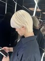 レディアル 渋谷(REDEAL) 抜きっぱなしブリーチでホワイトブロンドに♪