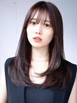 エインアンリー 明治神宮前(AIN.ANLY.)&nbsp;20代30代大人かわいいナチュラル暗髪エアーストレートヘア