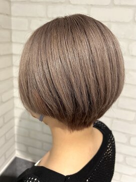 ルノン フィージュ(LUNON fieju) コンパクトショート/ミルクティーベージュ/ダブルカラー