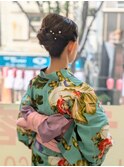 浴衣ヘアアレンジ