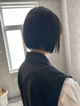 サクラ 岐阜(SAKURA) 首元スッキリなライン感を残したボブ！　岐阜美容室