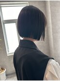 首元スッキリなライン感を残したボブ! 岐阜美容室